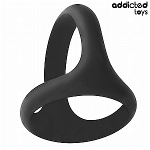 Addicted Toys Thick Triple Penis Ring, thick triple cock ring