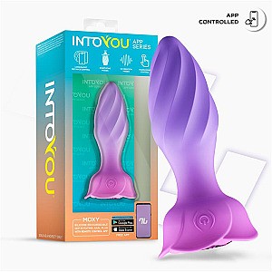IntoYou App Series Moxy Butt Plug, rotating anal plug
