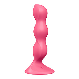Satisfyer Triple Ball-R (Red), weighted-ball dildo