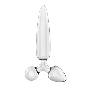 Satisfyer Triple Crystal 1 (Transparent), glass triple stimulator