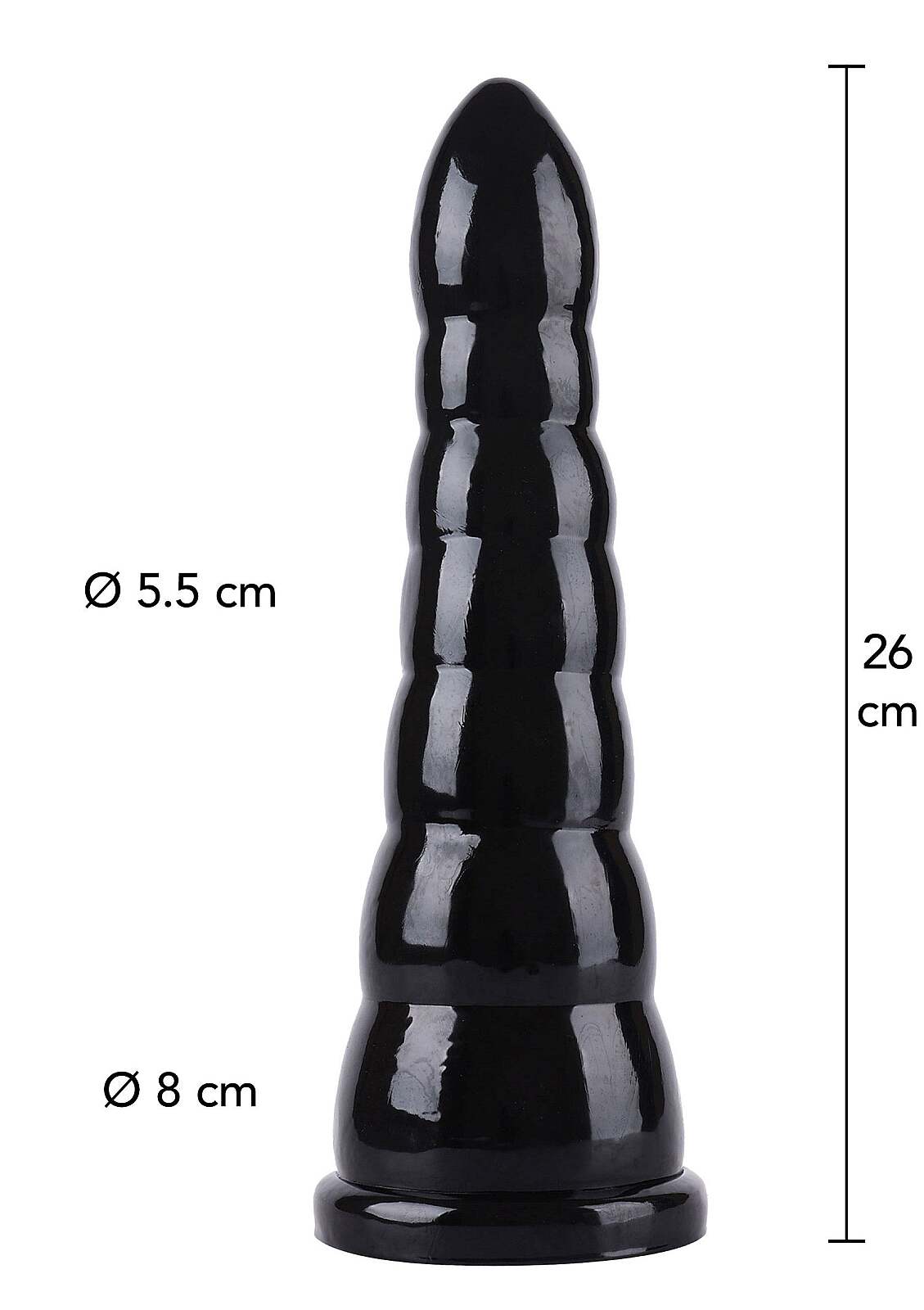 Hidden Desire Extreme Anal Cone (26 cm), anal XXL dildo
