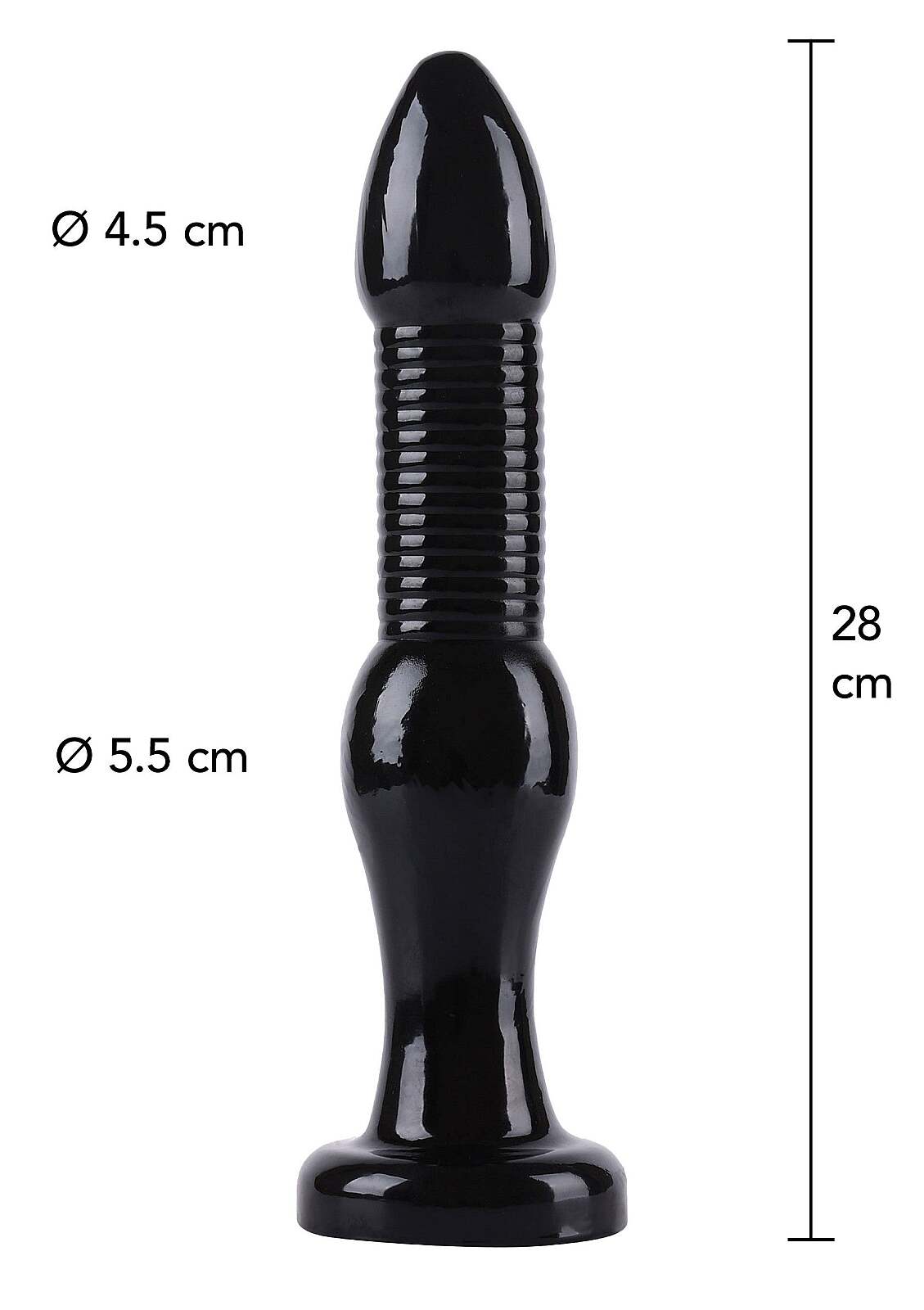 Hidden Desire Extreme Anal Intruder (28 cm), anal XXL dildo