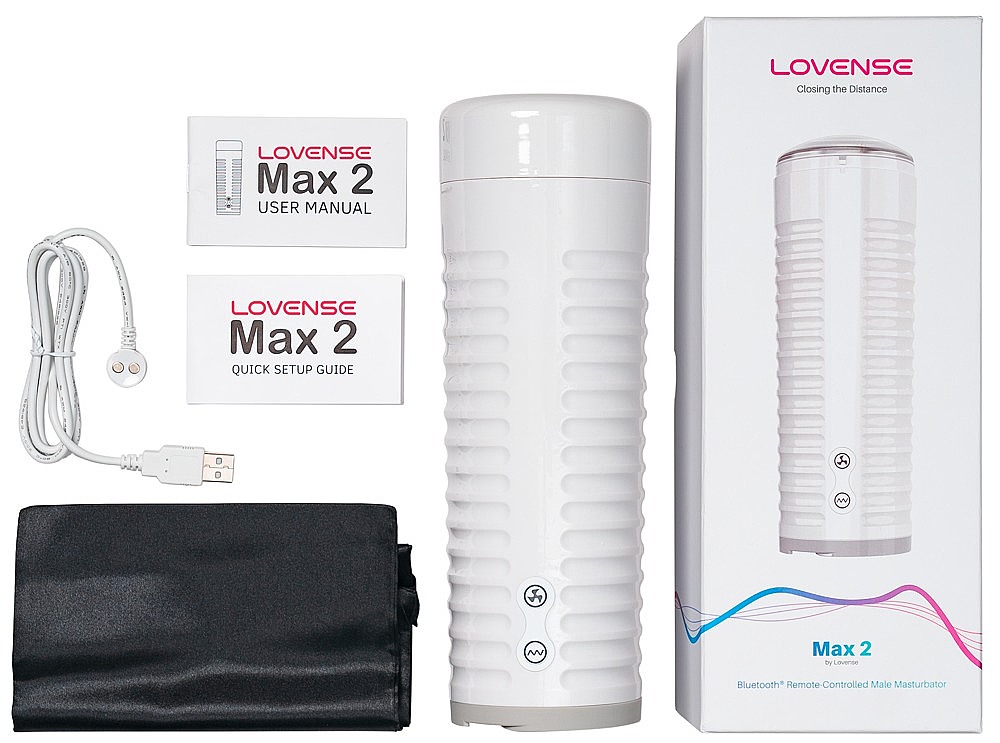 Lovense Max 2 Masturbator, bluetooth vibrating masturbator