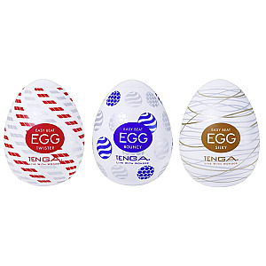Tenga Egg Standard Set 2, set of masturbation eggs