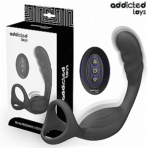 Addicted Toys Dual Prostatic Cock Ring, dual vibrating ring