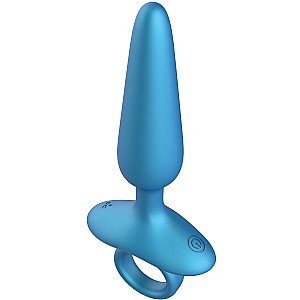 Playhouse Deep Slim Anal Plug Vibrating + Remote, vibrating anal plug