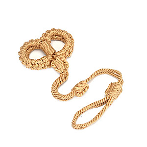 Liebe Seele Bound II Shibari Bondage Rope Wrist Cuffs and Lead, wrist cuffs with lead