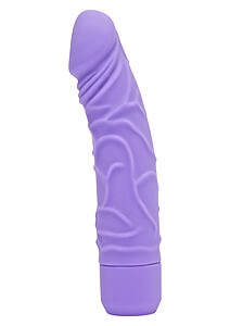 Vibrator Blueberry 2 (21 cm), silicone for batteries