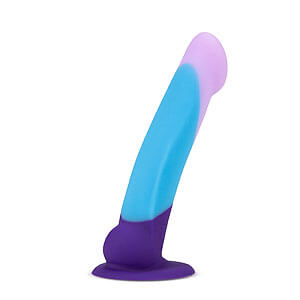 Colorul silicone dildo Blush AVANT Purple Haze 16.5x3 cm