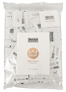 Secura Original 53 mm (100 pcs), classic condoms