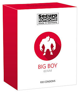 Condoms XXL 100 pieces Secura Big Boy 60 mm