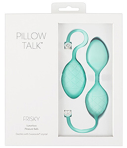 Pillow Talk Frisky Turquoise, set of love balls turquoise