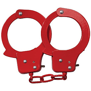 Sex Extra Metal Handcuffs Red