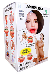 Boss Series ANGELINA 3D vibrating inflatable doll