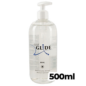 Just Glide Anal 500ml, water gel with a pump for anal sex