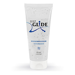 Just Glide Waterbased 200 ml, water-based lubricant