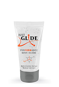 Just Glide Performance (50 ml), hybrid lubricating gel for intimate use
