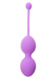 Silicone vaginal balls purple 32mm 125g