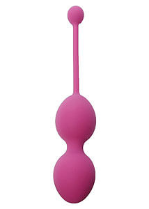 Silicone vaginal balls dark pink 32mm 200g
