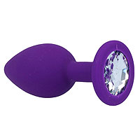 Intense Shelki S Plug Anal - purple anal jewel