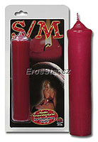 Candle S/M red